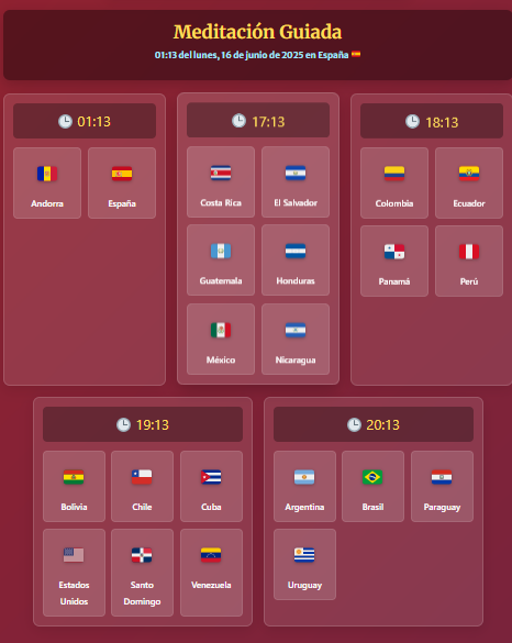 Calcula la hora de tu evento en diferentes países