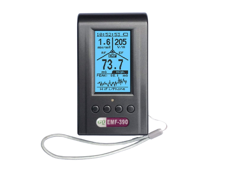 Medidor de radiación electromagnética